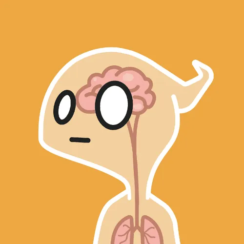 Lostie #3412, a ghoul with an exposed brain and visible lungs