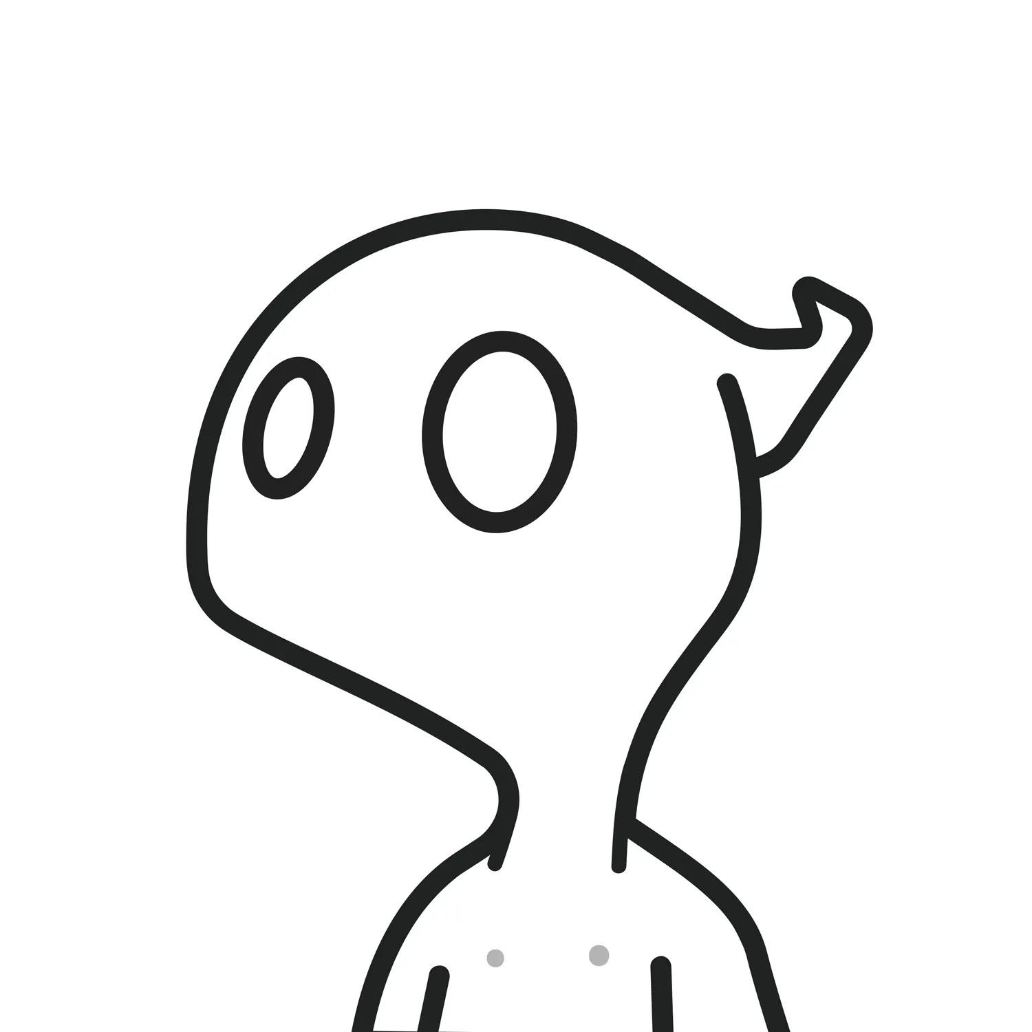 Lostie #0001, the unpainted one-of-one line-art grail
